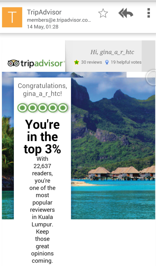 Top 3% Reviewer in KL with over 22k readers